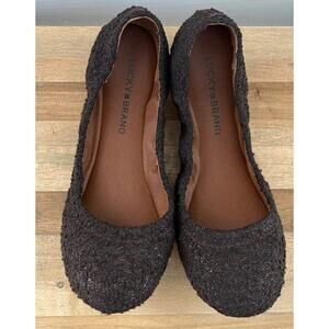 Lucky Brand Emmie Plum Ballet Flats-Size 8